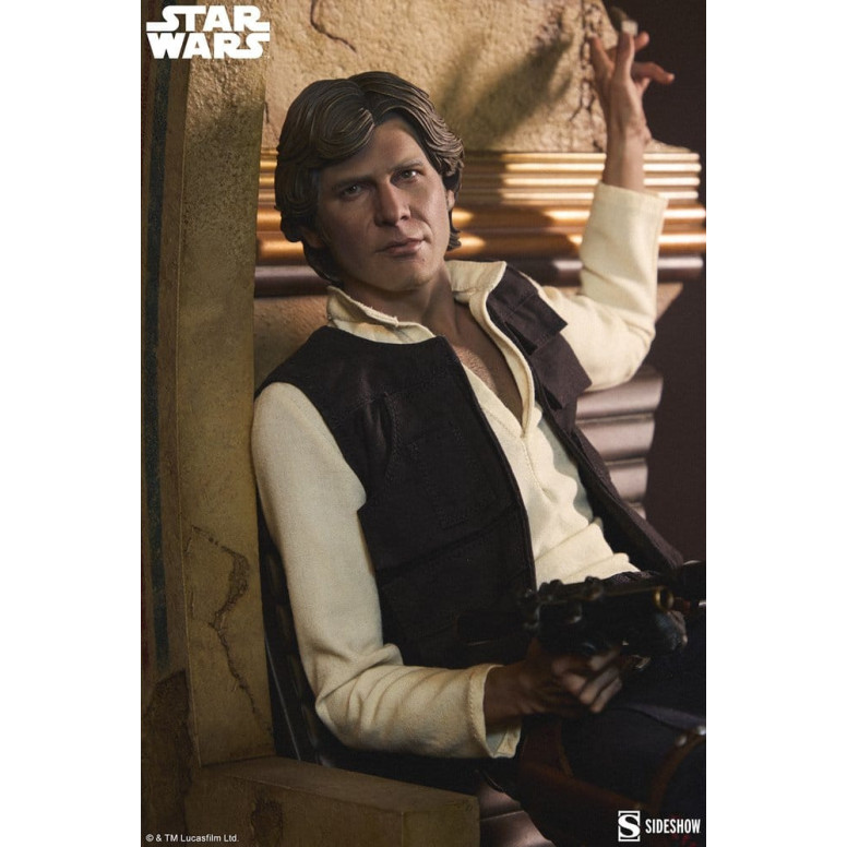 Sideshow Star Wars - Han Solo: Perdón por el desorden Formato Premium Material Mixto 1/4 - Una Nueva Esperanza