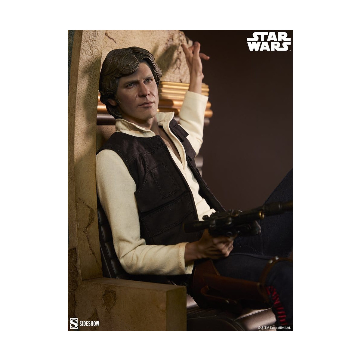 Sideshow Star Wars - Han Solo: Perdón por el desorden Formato Premium Material Mixto 1/4 - Una Nueva Esperanza
