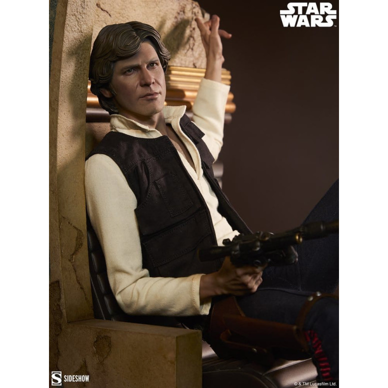 Sideshow Star Wars - Han Solo: Perdón por el desorden Formato Premium Material Mixto 1/4 - Una Nueva Esperanza