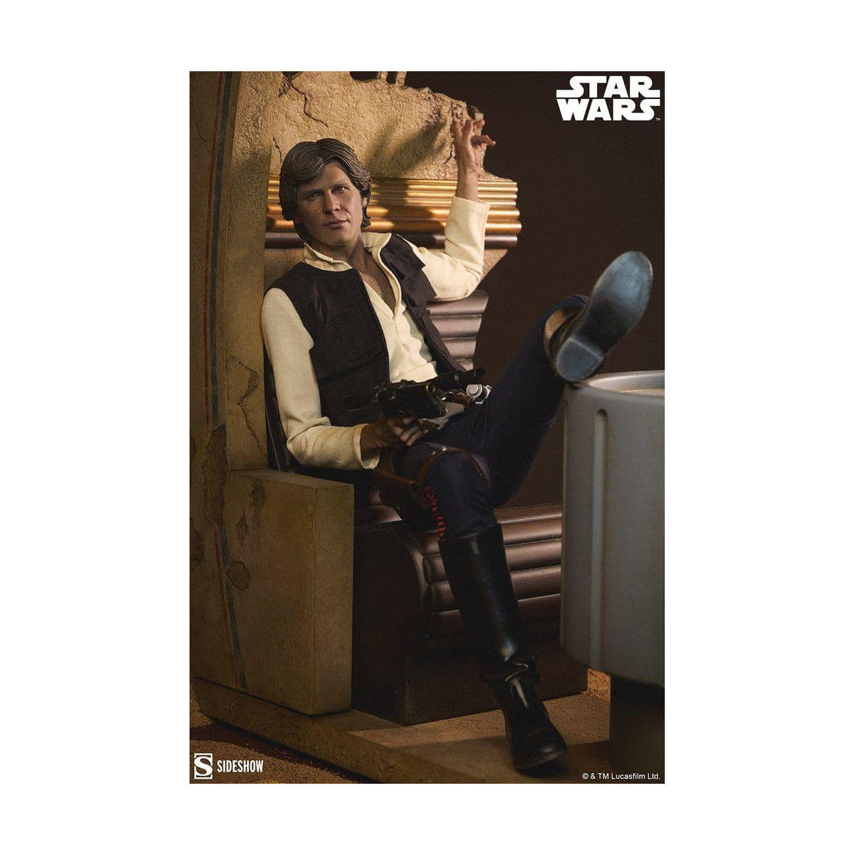 Sideshow Star Wars - Han Solo: Perdón por el desorden Formato Premium Material Mixto 1/4 - Una Nueva Esperanza