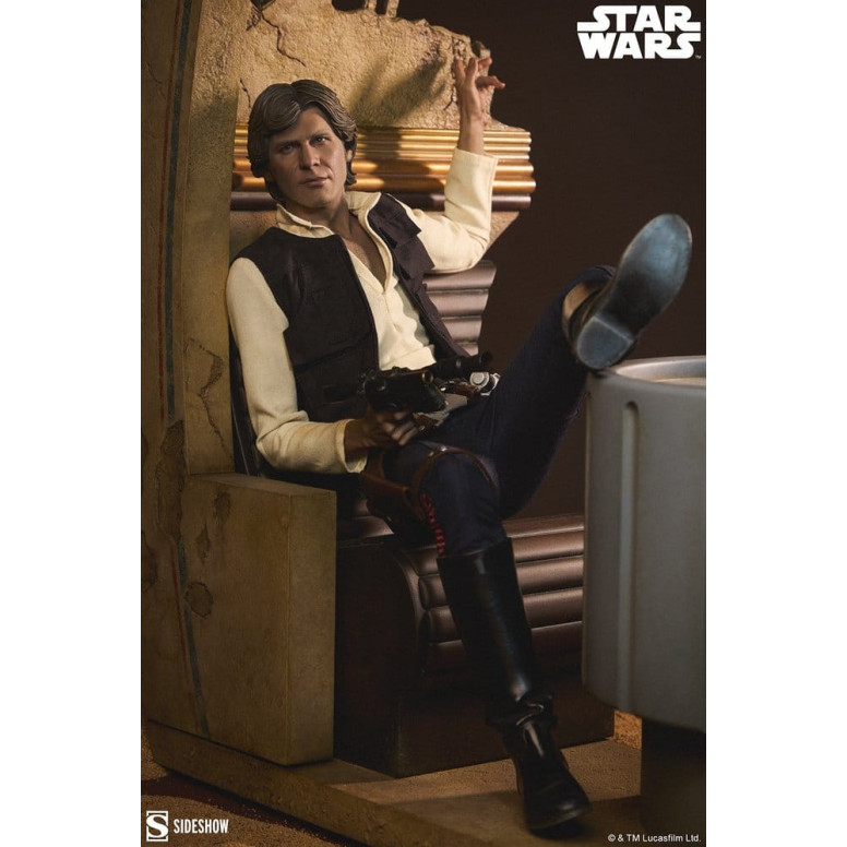 Sideshow Star Wars - Han Solo: Perdón por el desorden Formato Premium Material Mixto 1/4 - Una Nueva Esperanza