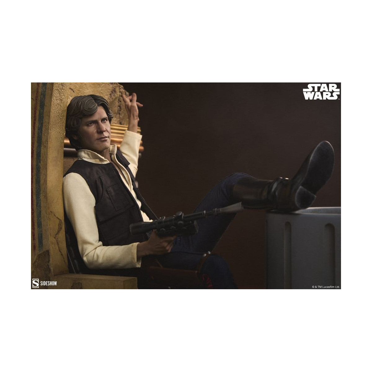 Sideshow Star Wars - Han Solo: Perdón por el desorden Formato Premium Material Mixto 1/4 - Una Nueva Esperanza
