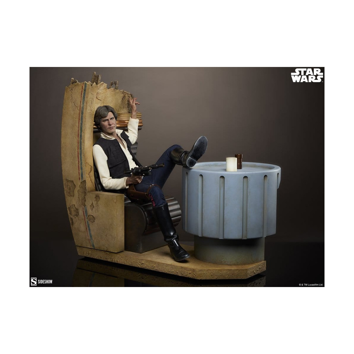 Sideshow Star Wars - Han Solo: Perdón por el desorden Formato Premium Material Mixto 1/4 - Una Nueva Esperanza