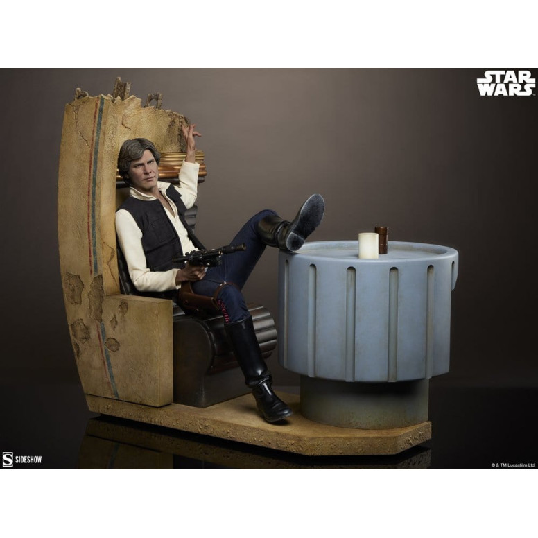 Sideshow Star Wars - Han Solo: Perdón por el desorden Formato Premium Material Mixto 1/4 - Una Nueva Esperanza