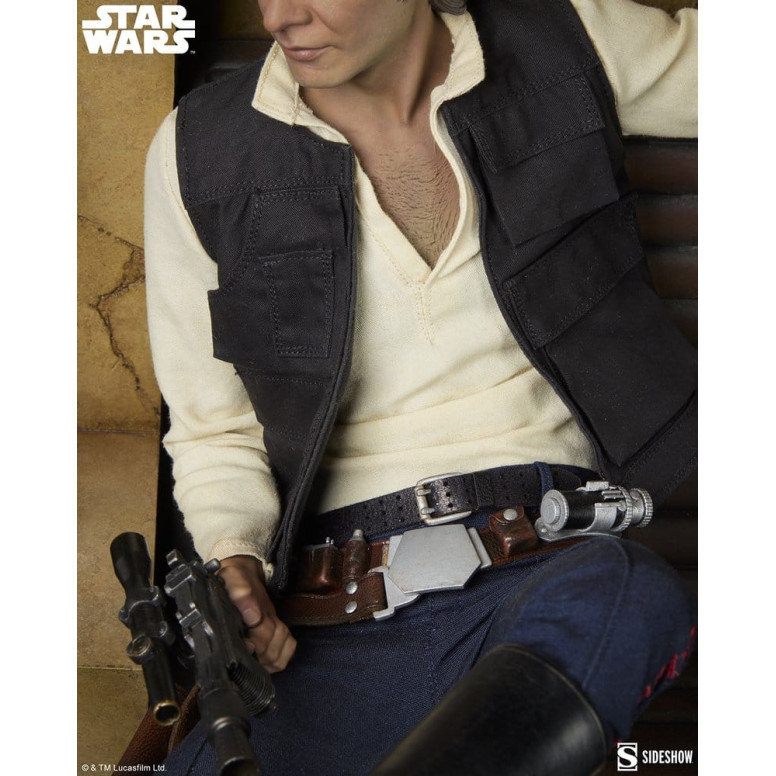 Sideshow Star Wars - Han Solo: Perdón por el desorden Formato Premium Material Mixto 1/4 - Una Nueva Esperanza