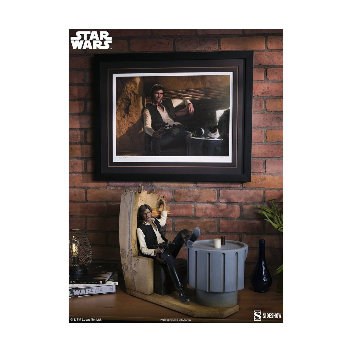 Sideshow Star Wars - Han Solo: Perdón por el desorden Formato Premium Material Mixto 1/4 - Una Nueva Esperanza