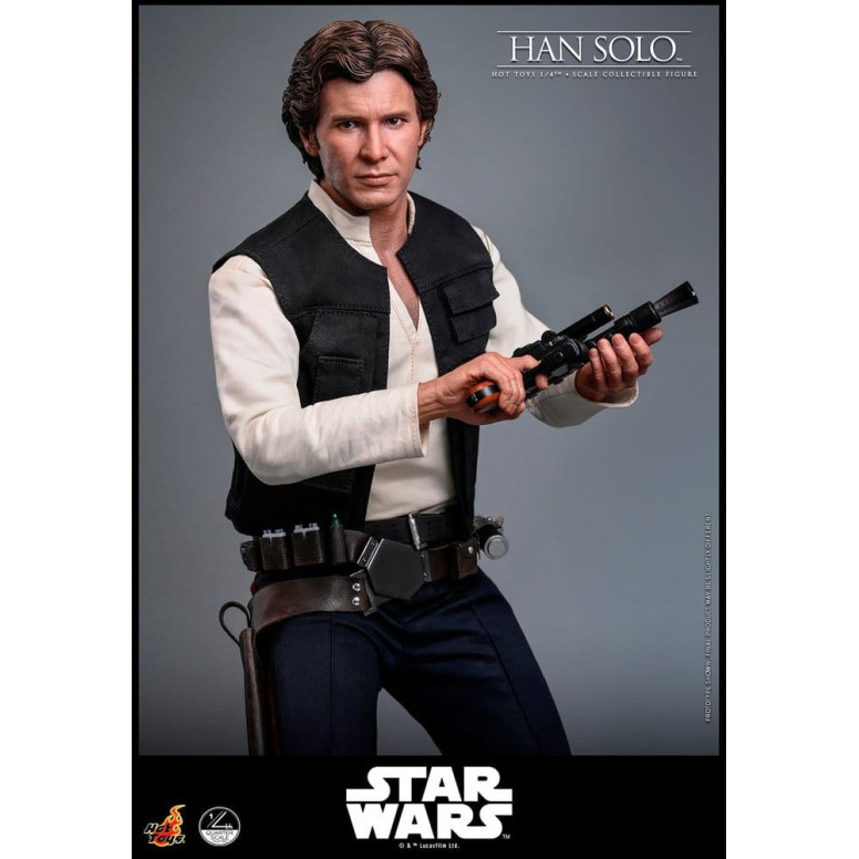 Hot Toys Star Wars Episodio IV - Han Solo Película Cuarto de Escala Figura Coleccionable