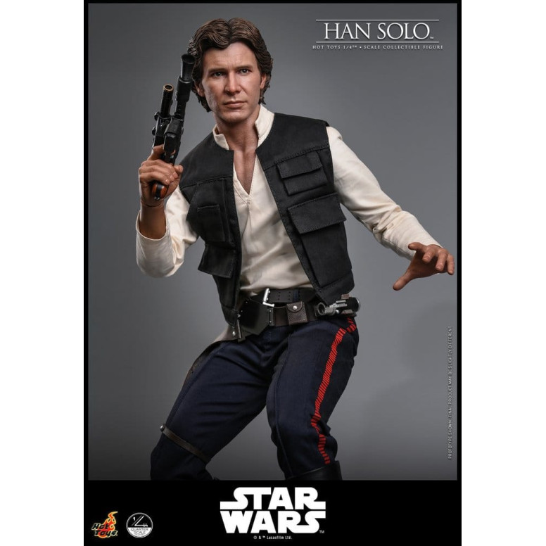 Hot Toys Star Wars Episodio IV - Han Solo Película Cuarto de Escala Figura Coleccionable