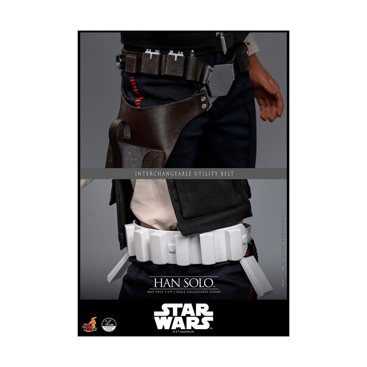 Hot Toys Star Wars Episodio IV - Han Solo Película Cuarto de Escala Figura Coleccionable