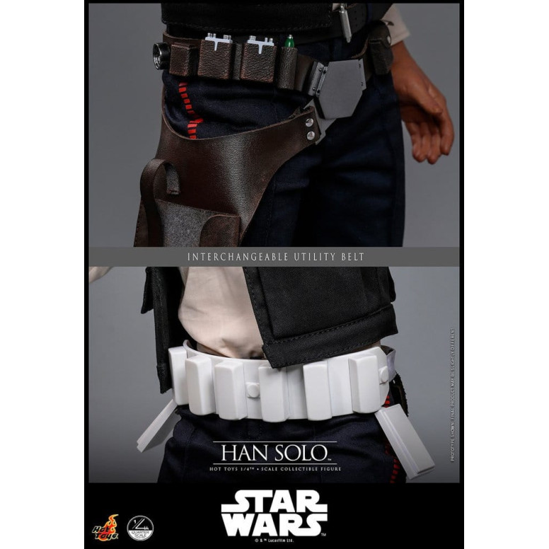 Hot Toys Star Wars Episodio IV - Han Solo Película Cuarto de Escala Figura Coleccionable