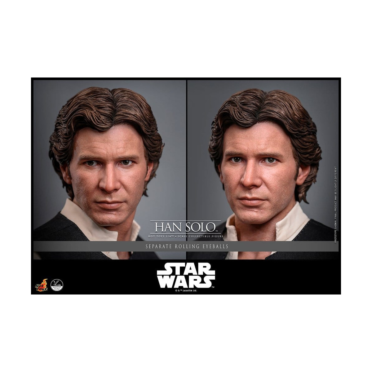 Hot Toys Star Wars Episodio IV - Han Solo Película Cuarto de Escala Figura Coleccionable