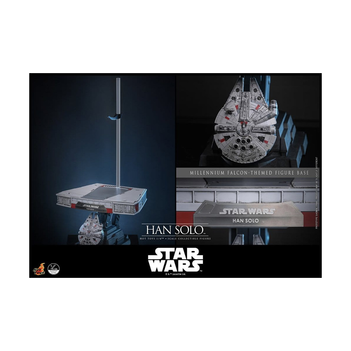 Hot Toys Star Wars Episodio IV - Han Solo Película Cuarto de Escala Figura Coleccionable