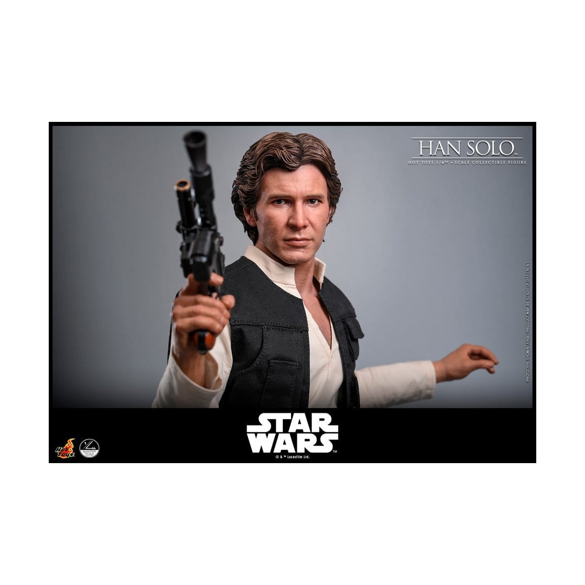 Hot Toys Star Wars Episodio IV - Han Solo Película Cuarto de Escala Figura Coleccionable