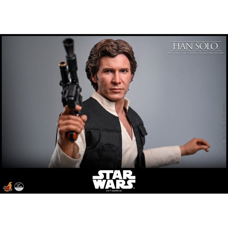 Hot Toys Star Wars Episodio IV - Han Solo Película Cuarto de Escala Figura Coleccionable