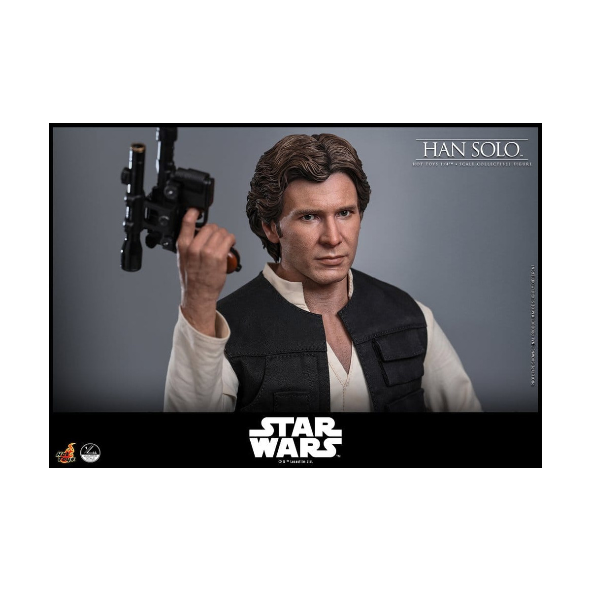 Hot Toys Star Wars Episodio IV - Han Solo Película Cuarto de Escala Figura Coleccionable