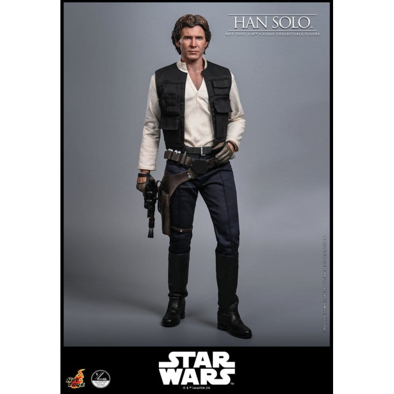 Hot Toys Star Wars Episodio IV - Han Solo Película Cuarto de Escala Figura Coleccionable