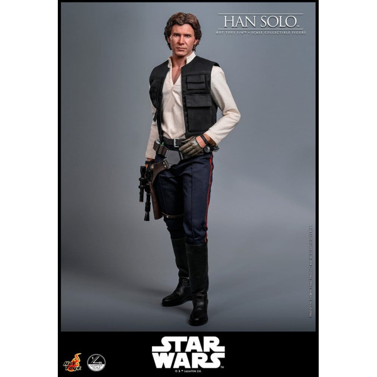 Hot Toys Star Wars Episodio IV - Han Solo Película Cuarto de Escala Figura Coleccionable