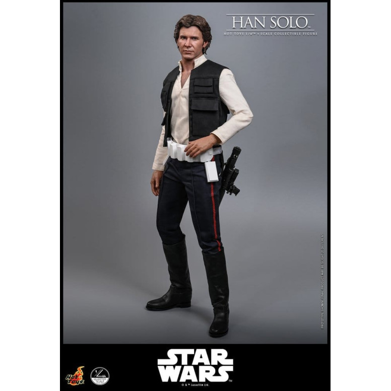 Hot Toys Star Wars Episodio IV - Han Solo Película Cuarto de Escala Figura Coleccionable