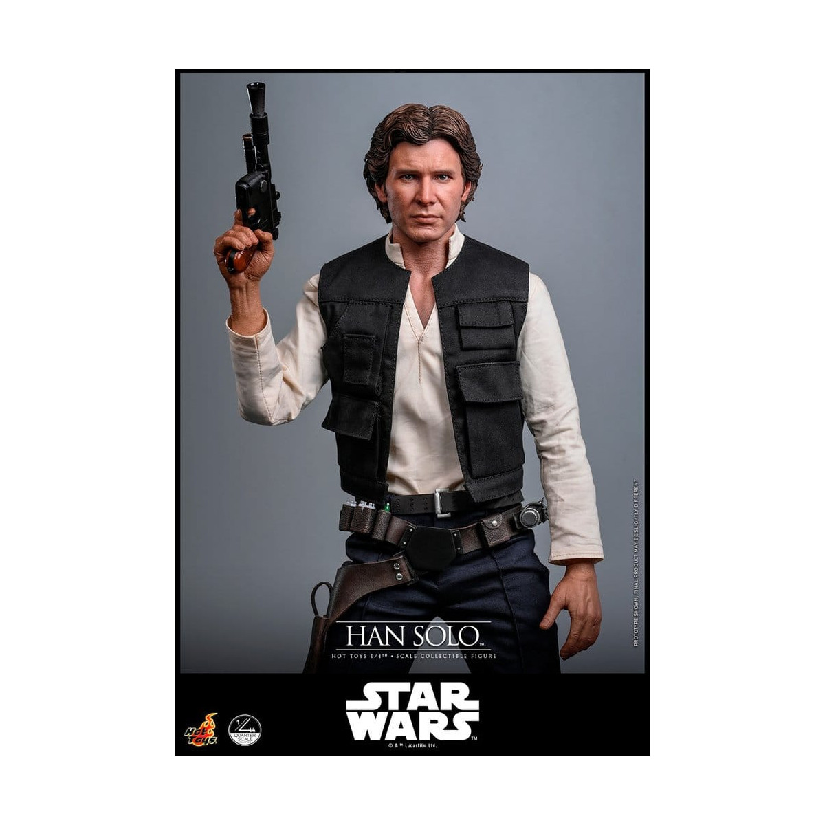 Hot Toys Star Wars Episodio IV - Han Solo Película Cuarto de Escala Figura Coleccionable