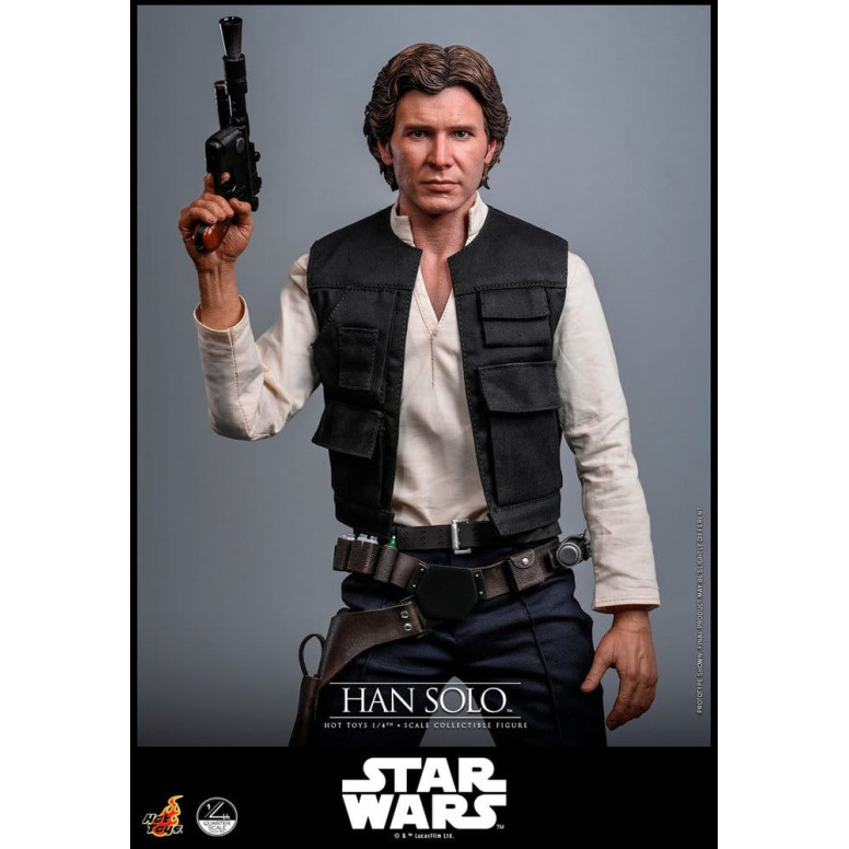Hot Toys Star Wars Episodio IV - Han Solo Película Cuarto de Escala Figura Coleccionable
