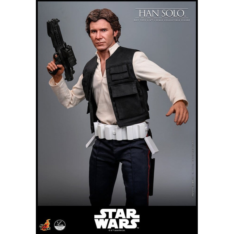 Hot Toys Star Wars Episodio IV - Han Solo Película Cuarto de Escala Figura Coleccionable