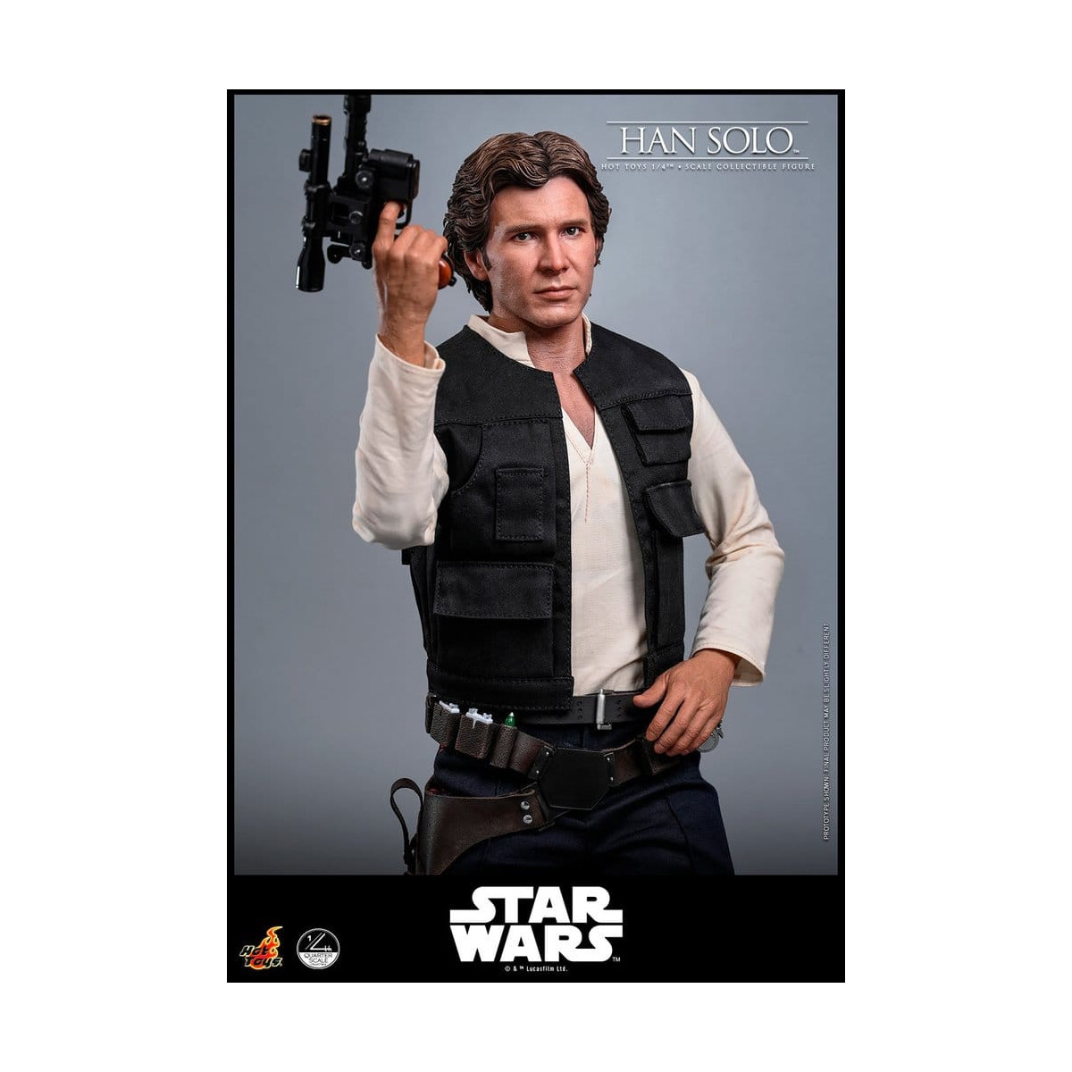 Hot Toys Star Wars Episodio IV - Han Solo Película Cuarto de Escala Figura Coleccionable