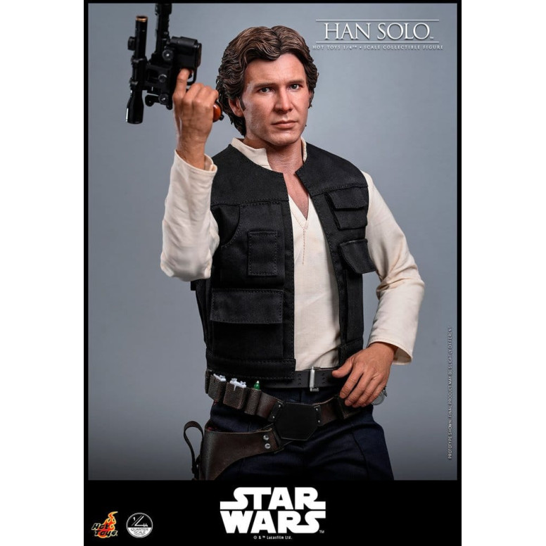 Hot Toys Star Wars Episodio IV - Han Solo Película Cuarto de Escala Figura Coleccionable