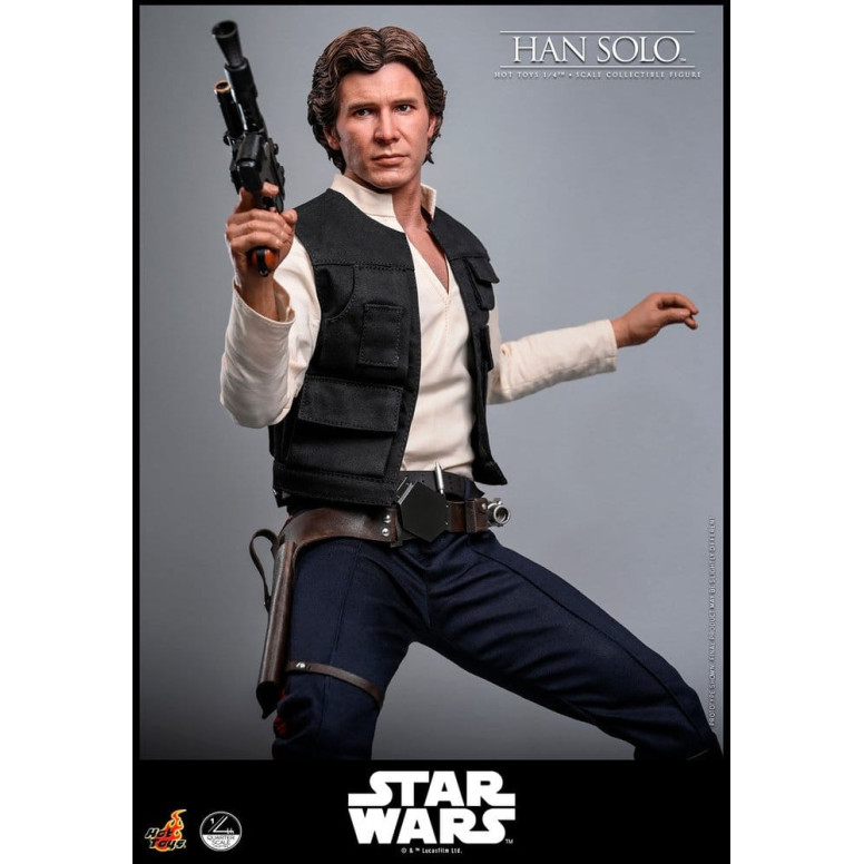 Hot Toys Star Wars Episodio IV - Han Solo Película Cuarto de Escala Figura Coleccionable