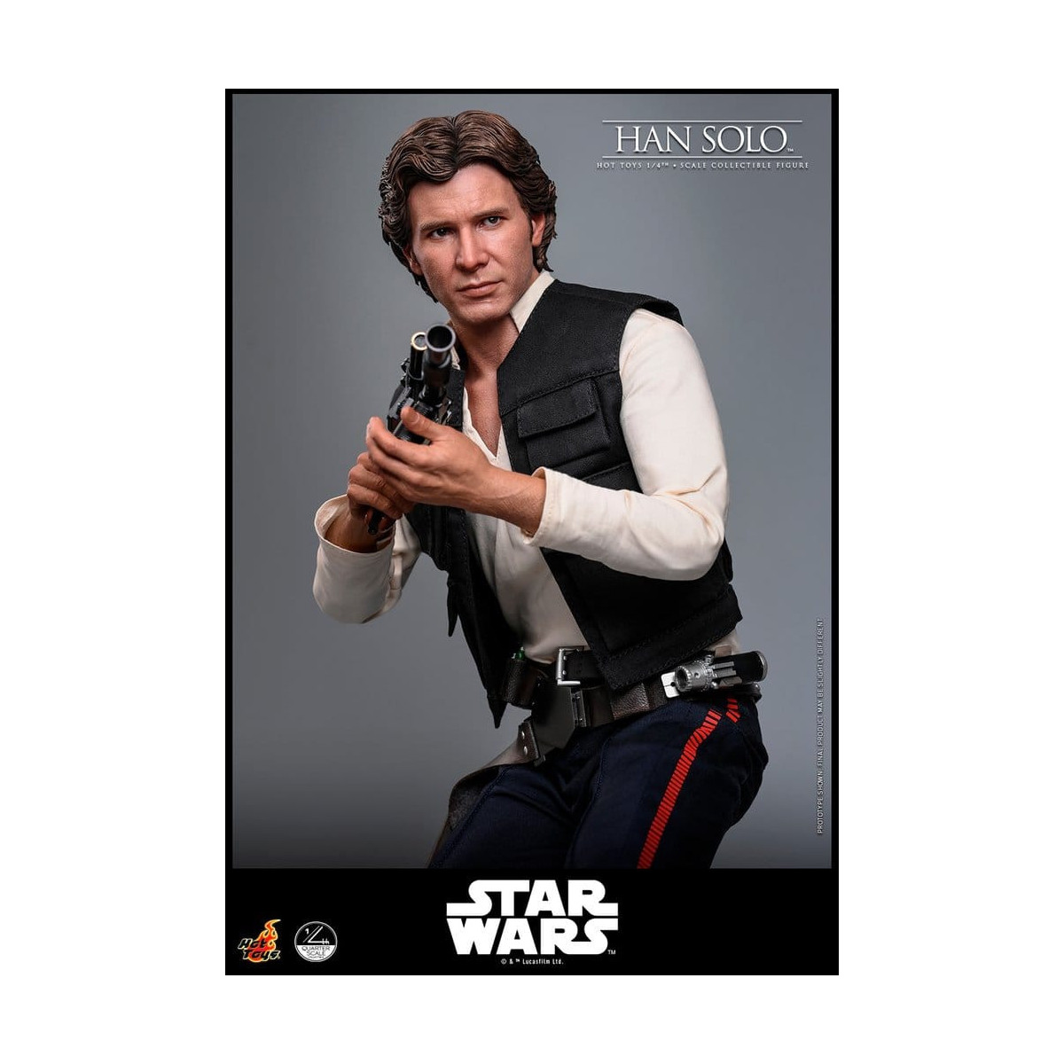 Hot Toys Star Wars Episodio IV - Han Solo Película Cuarto de Escala Figura Coleccionable