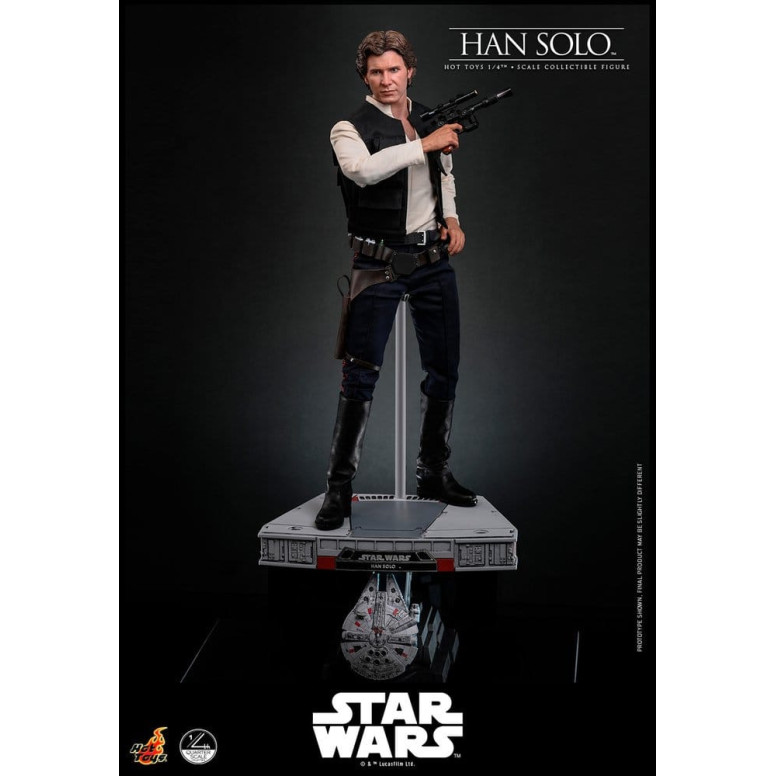 Hot Toys Star Wars Episodio IV - Han Solo Película Cuarto de Escala Figura Coleccionable