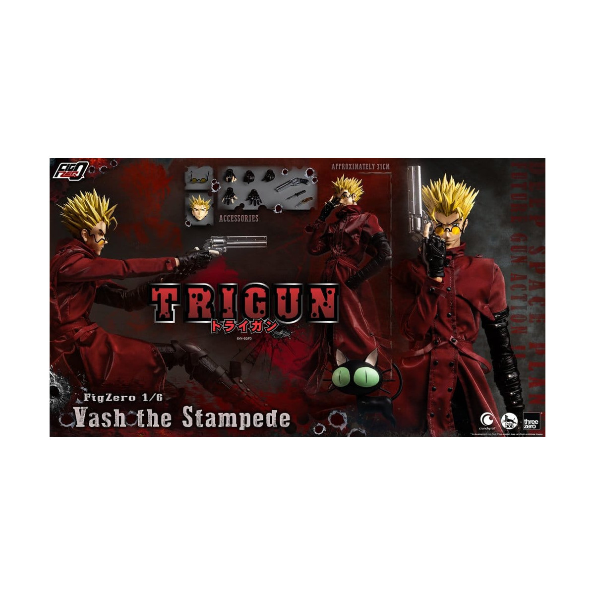 Three Zero FigZero - Vash the Stampede 1/6 - Trigun