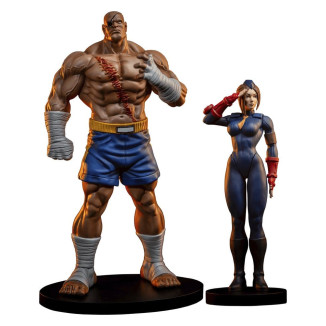 PCS - Street Fighter: Street Jam - Sagat & Juli Juego de estatuas a escala 1:10