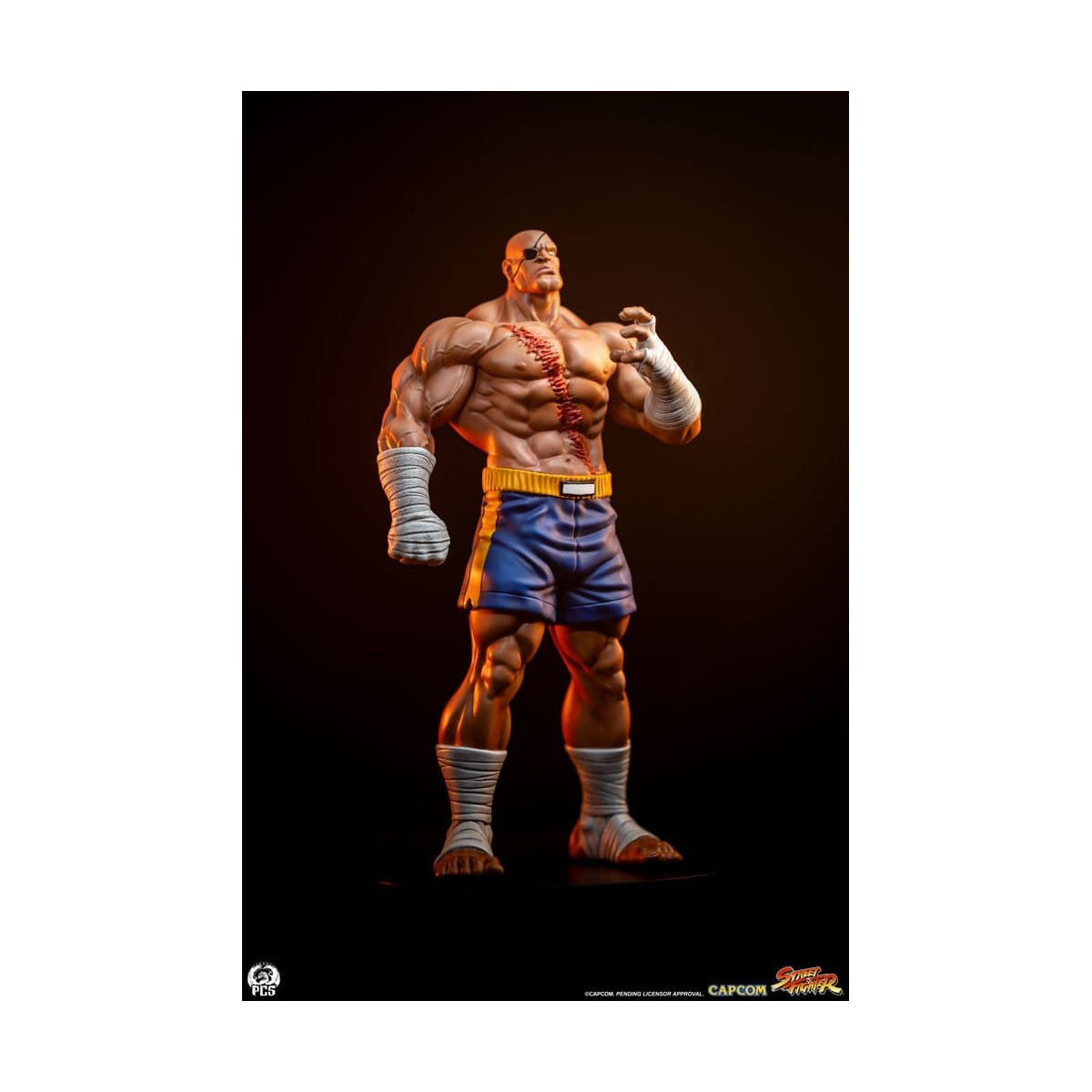 PCS - Street Fighter: Street Jam - Sagat & Juli Juego de estatuas a escala 1:10