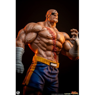 PCS - Street Fighter: Street Jam - Sagat & Juli Juego de estatuas a escala 1:10
