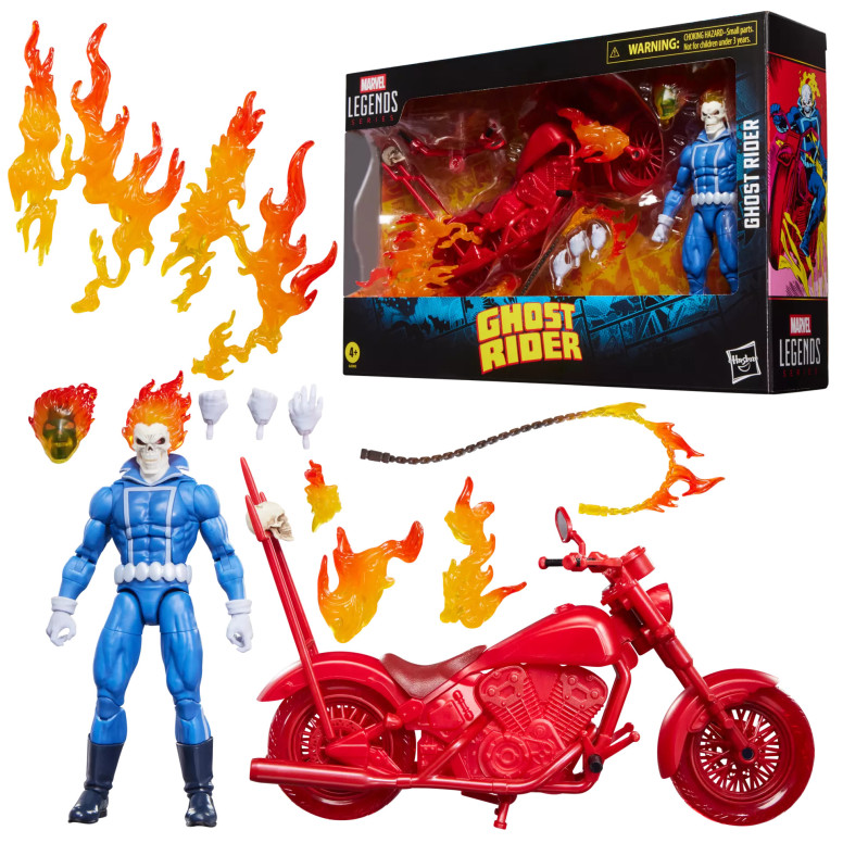 Marvel Legends - Ghost Rider Johnny Blaze (y moto)