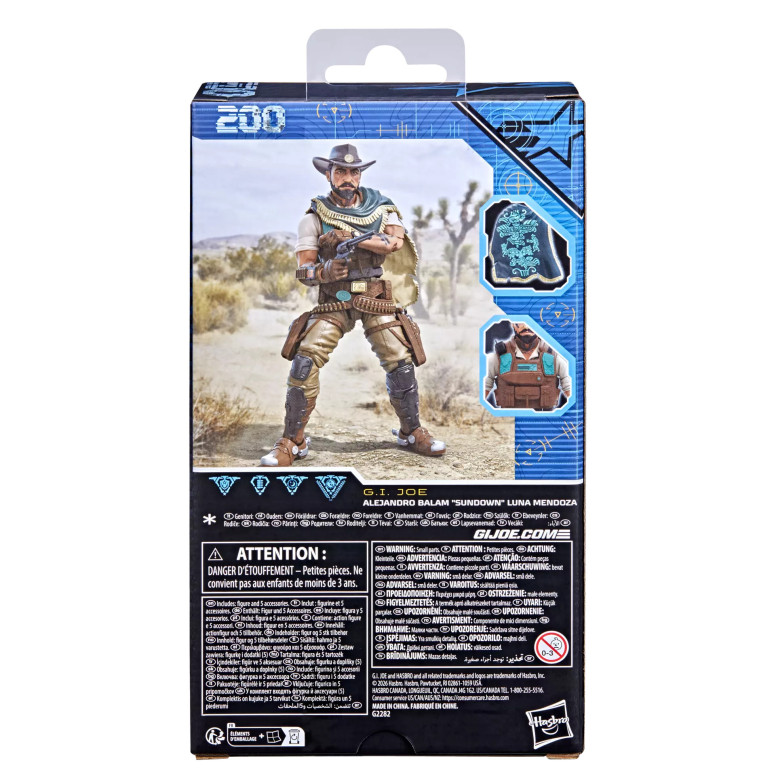 Hasbro G.I.JOE Serie Clasificada - Alejandro Balam "Sundown" Luna Mendoza