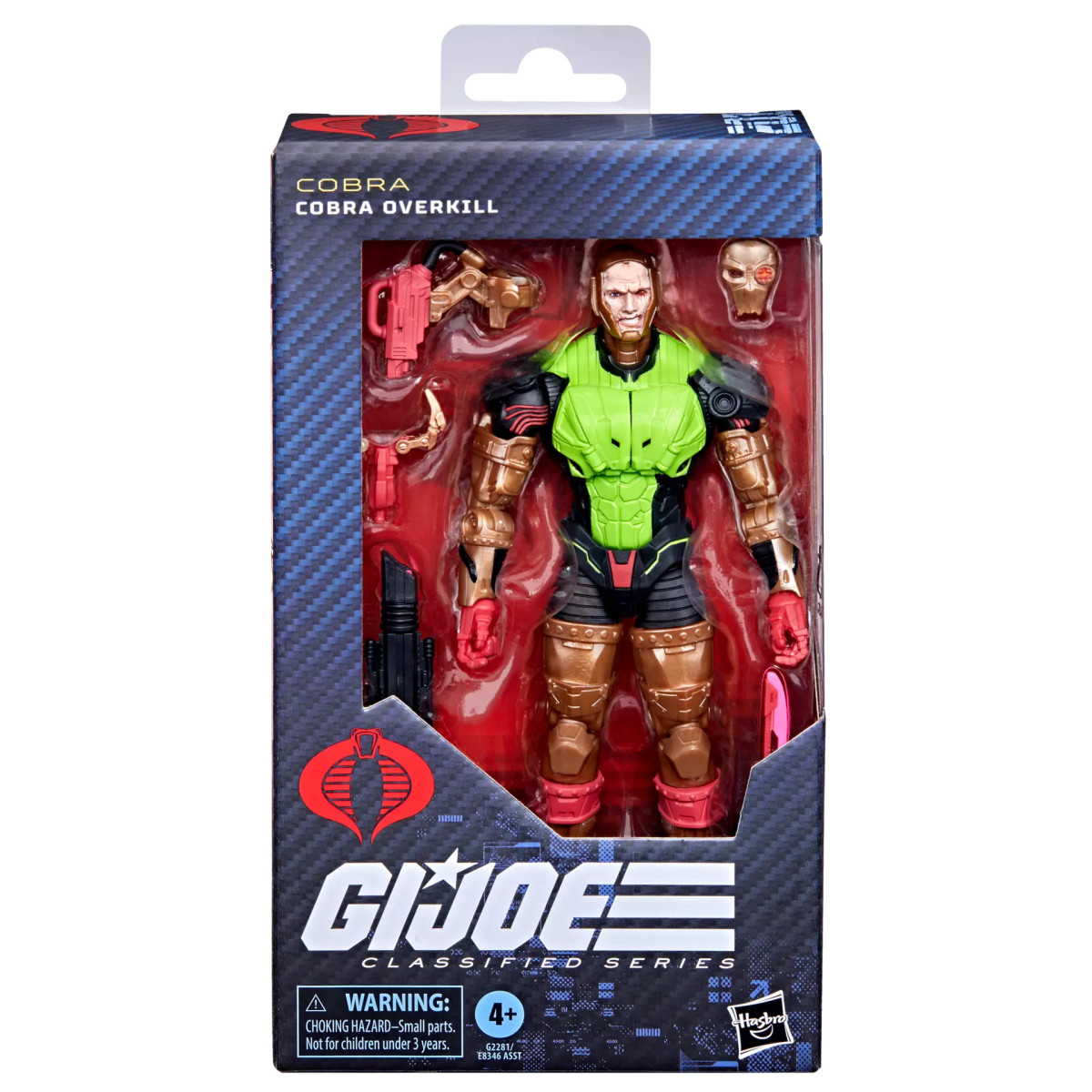 Hasbro G.I.JOE Serie Clasificados - Cobra Overkill