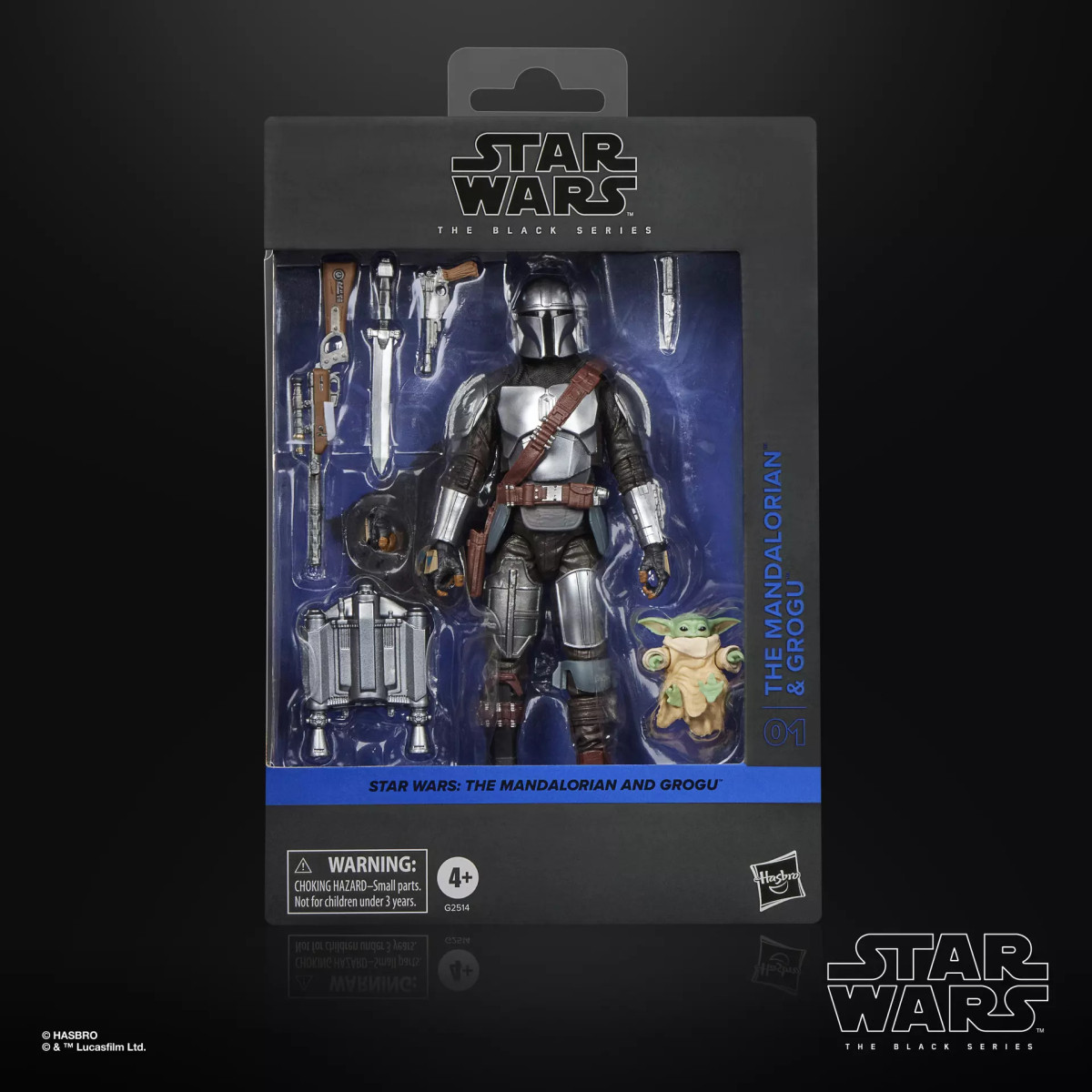 Hasbro Star Wars The Black Series - El Mandaloriano y Grogu