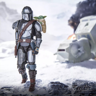 Hasbro Star Wars The Black Series - El Mandaloriano y Grogu
