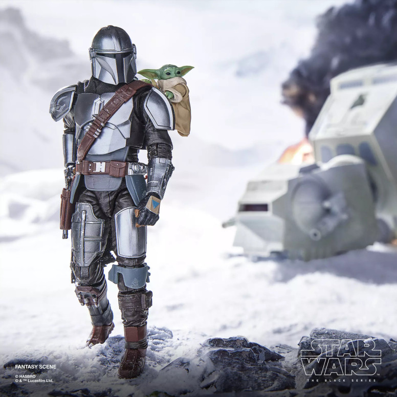 Hasbro Star Wars The Black Series - El Mandaloriano y Grogu