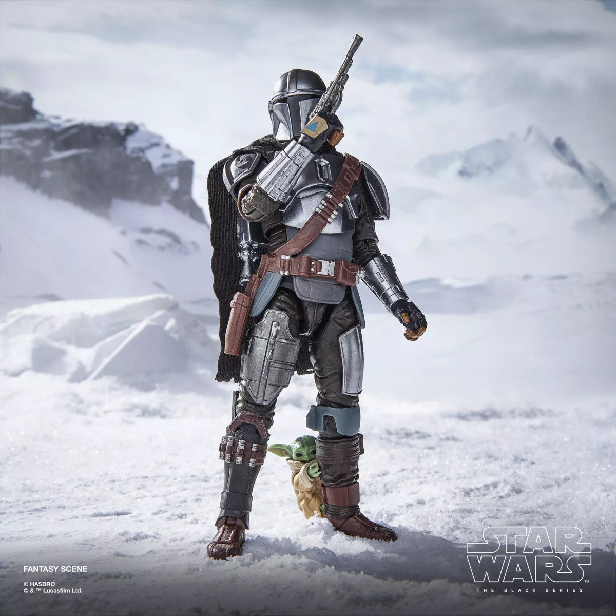 Hasbro Star Wars The Black Series - El Mandaloriano y Grogu