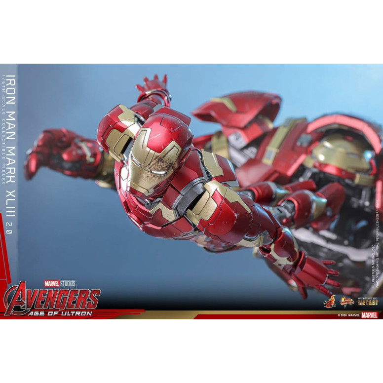 Hot Toys Iron Man Avengers 2 Age of Ultron - Iron Man Mark XLIII (2.0) Die Cast MMS 1/6