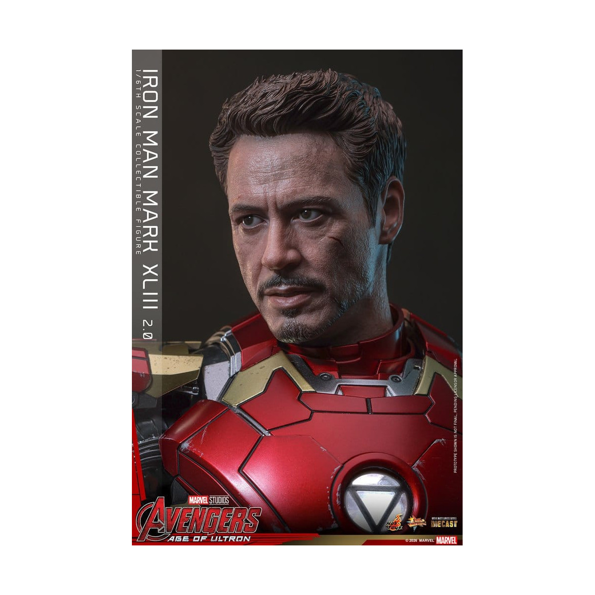 Hot Toys Iron Man Avengers 2 Age of Ultron - Iron Man Mark XLIII (2.0) Die Cast MMS 1/6