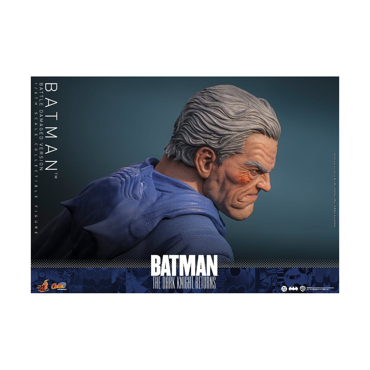 Hot Toys - BATMAN - Batman: El Caballero Oscuro Regresa (Battle Damaged Version) Comic Masterpiece 1/6