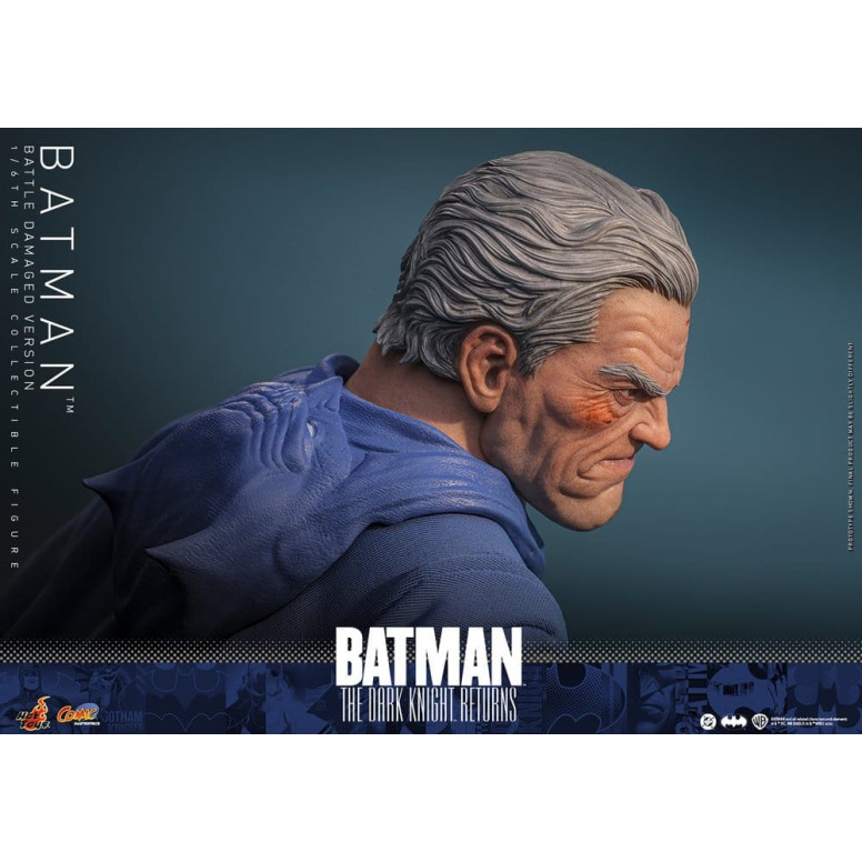 Hot Toys - BATMAN - Batman: El Caballero Oscuro Regresa (Battle Damaged Version) Comic Masterpiece 1/6