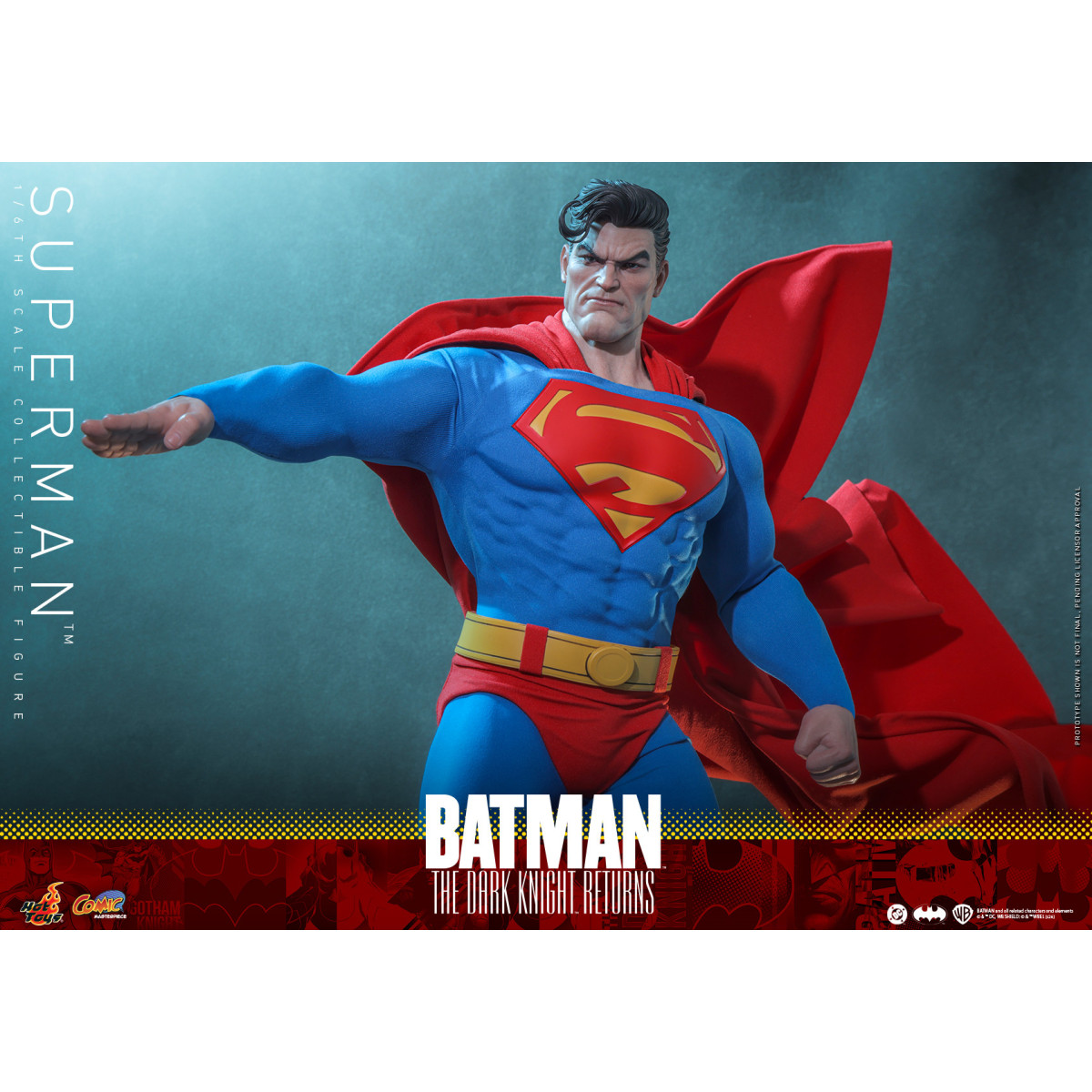 Hot Toys - Superman - Batman: El Caballero Oscuro Regresa Cómic Masterpiece 1/6