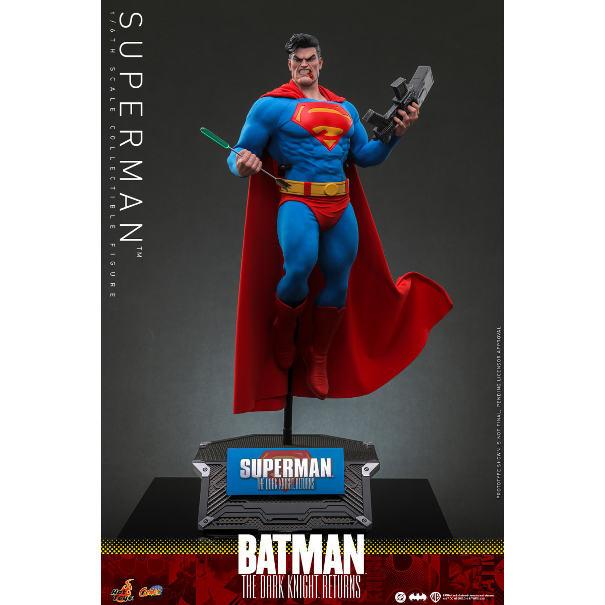 Hot Toys - Superman - Batman: El Caballero Oscuro Regresa Cómic Masterpiece 1/6