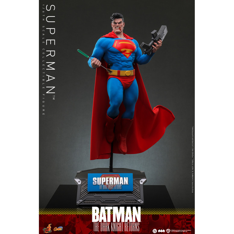 Hot Toys - Superman - Batman: El Caballero Oscuro Regresa Cómic Masterpiece 1/6