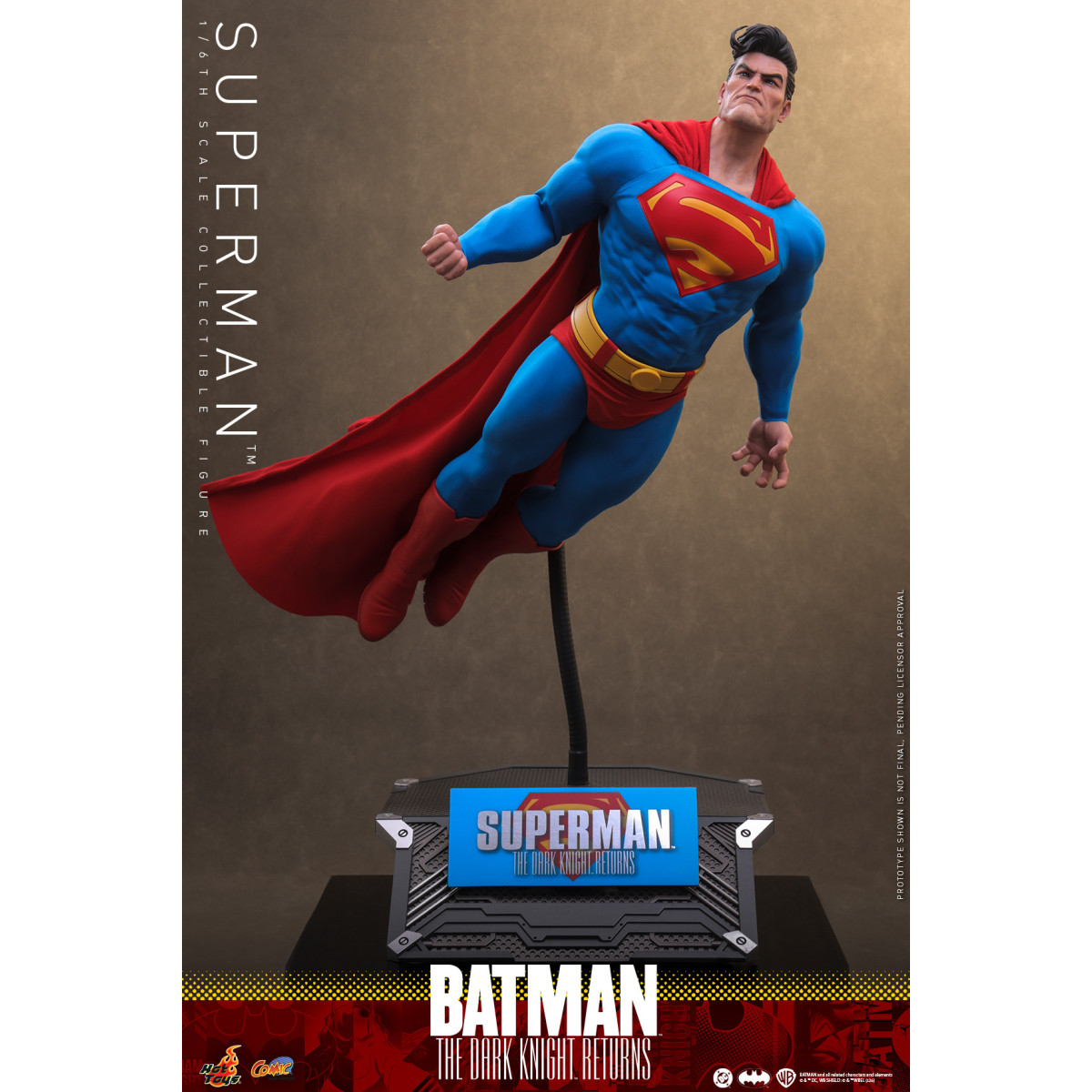Hot Toys - Superman - Batman: El Caballero Oscuro Regresa Cómic Masterpiece 1/6