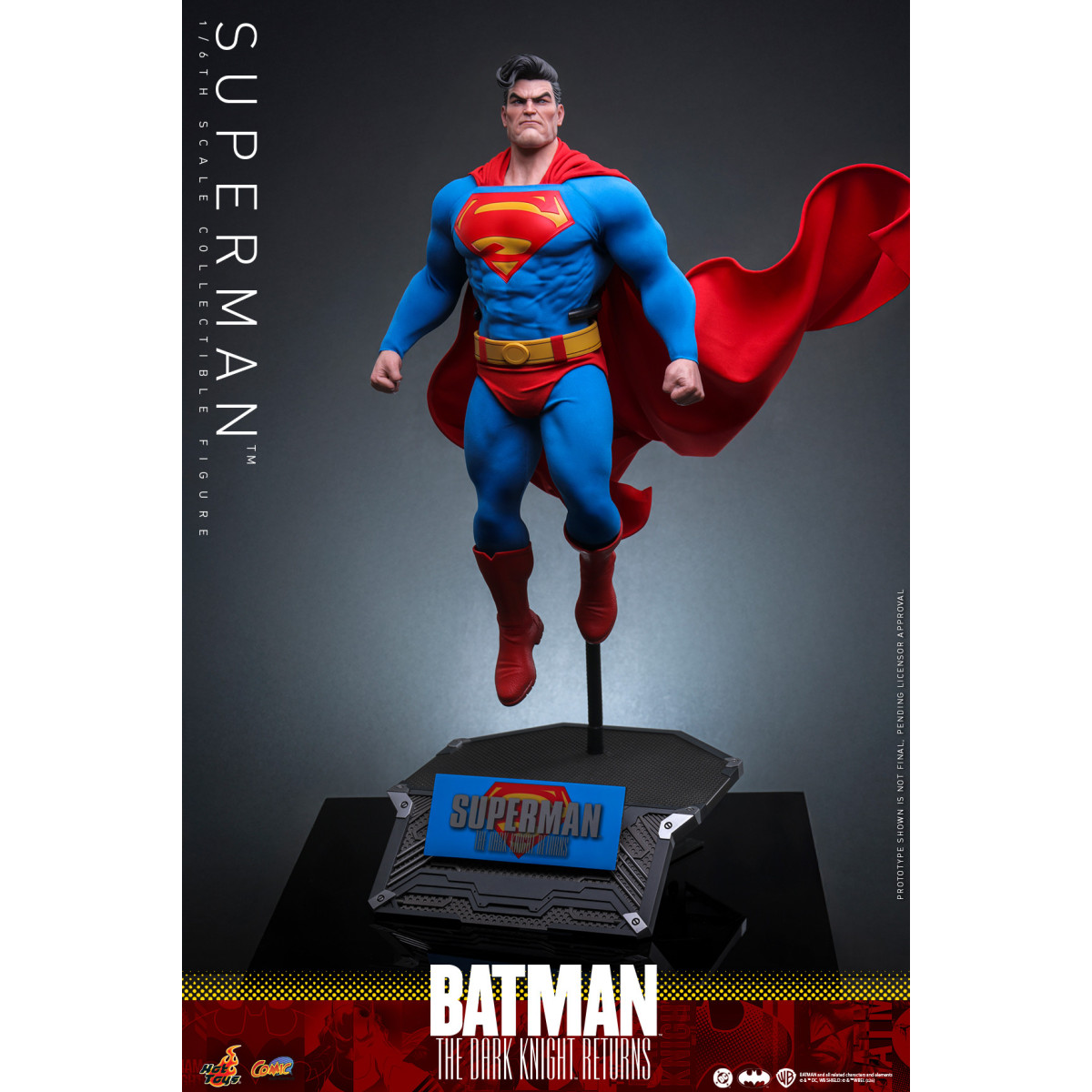 Hot Toys - Superman - Batman: El Caballero Oscuro Regresa Cómic Masterpiece 1/6